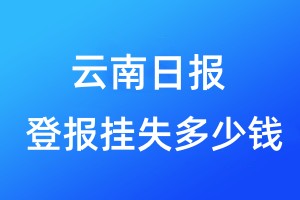 云南日報登報掛失多少錢